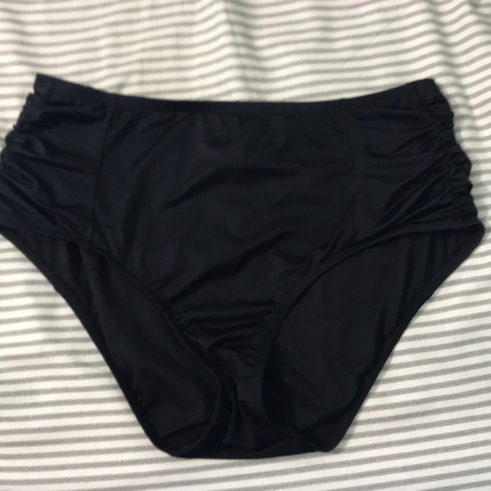 High waisted bikini bottoms